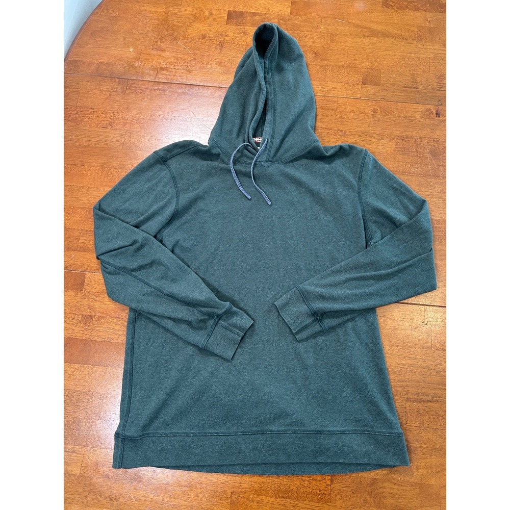The Normal Brand Hoodie Mens Large Green Long Sleeve Pullover Drawstring